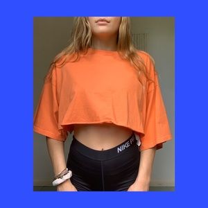 🍒 oversized crop top 🍒